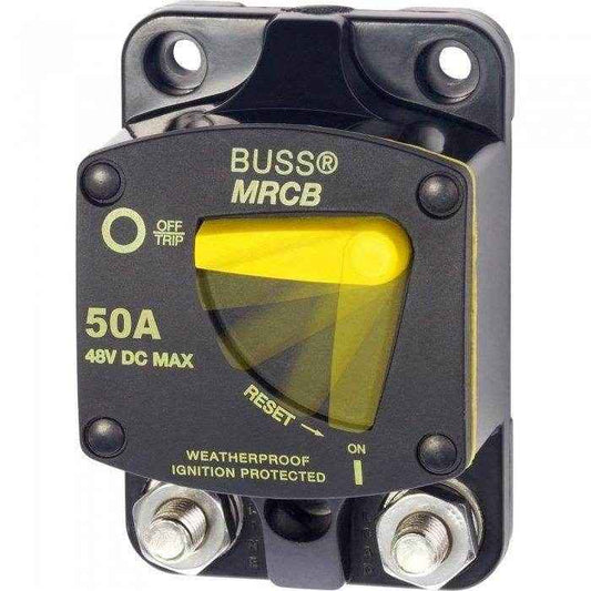 Blue Sea Bussmann Series 187 Circuit Breaker 50 Amp 7139 - MacombMarineParts.com