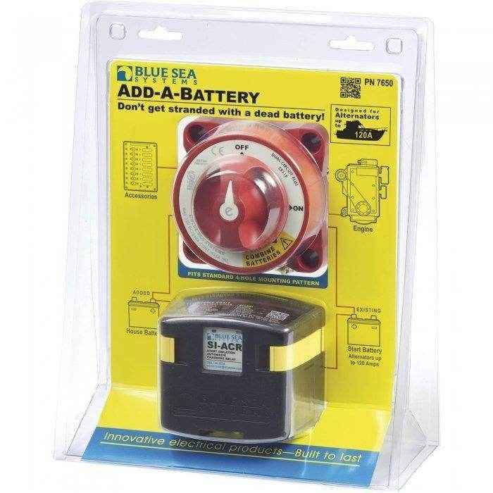 Blue Sea Dual Circuit Plus Battery Bank Combiner 7650 - MacombMarineParts.com