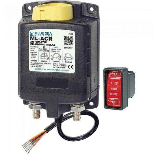 Blue Sea Ml-Series Heavy Duty Automatic Charging Relay 7622 - MacombMarineParts.com