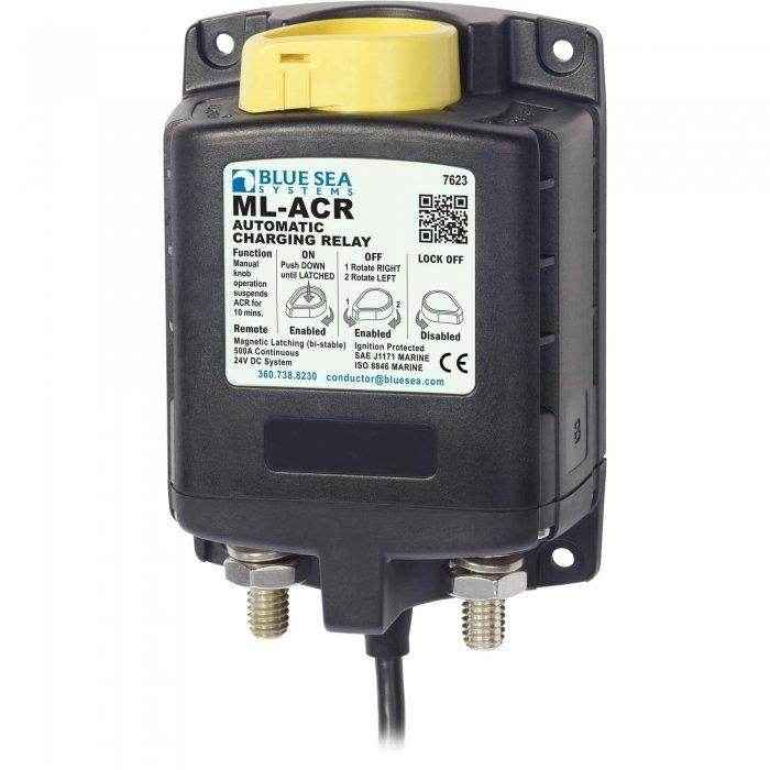 Blue Sea Ml-Series Heavy Duty Automatic Charging Relay 7623 - MacombMarineParts.com