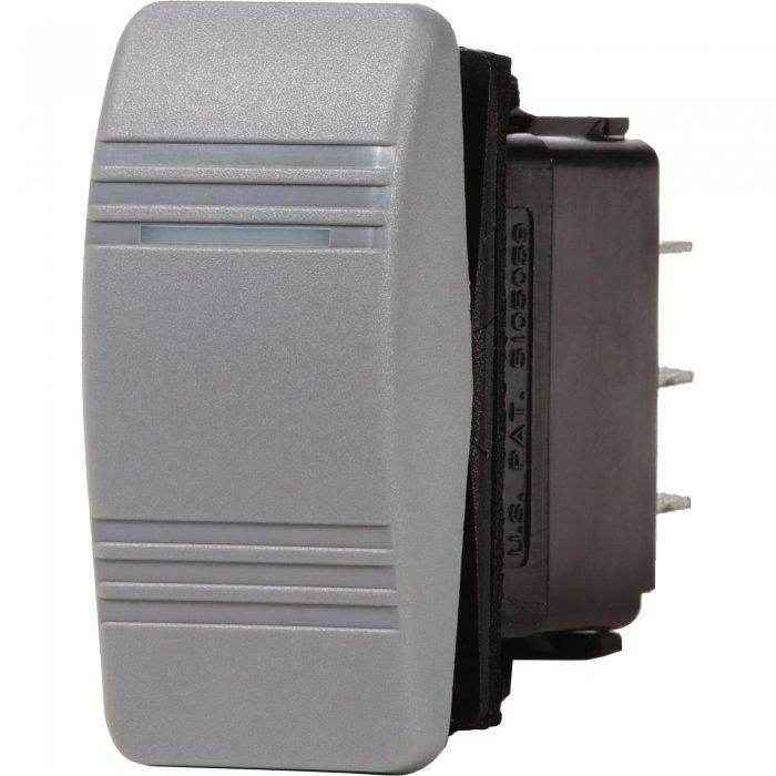 Blue Sea Off-On Water Resistant Gray Contura Switch 8230 - MacombMarineParts.com