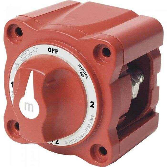 Blue Sea Red M Series Battery Switch 6007 - MacombMarineParts.com