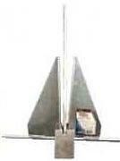 Boater Sports 50424 17lb Zinc Plated Steel Fluke Anchor