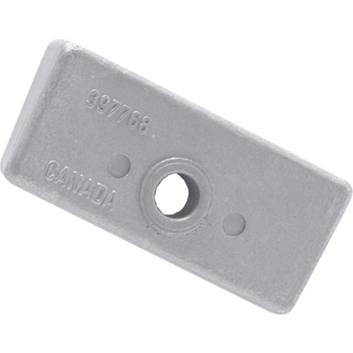 Bombardier Block Anode Aluminum | Martyr CM397768A - MacombMarineParts.com