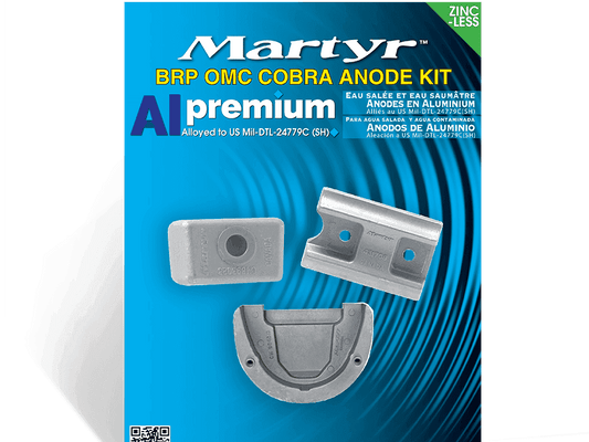 Bombardier Cobra Anodes Kit Aluminum | Martyr CMCOBRAKITA - MacombMarineParts.com