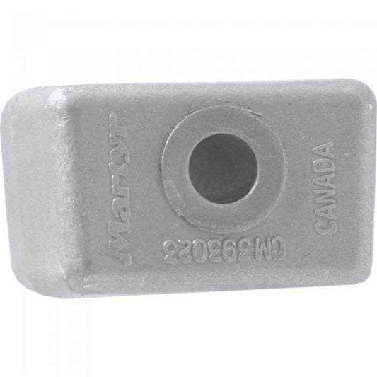 Bombardier Magnesium Gearcase Block Anode | Martyr CM393023M - MacombMarineParts.com