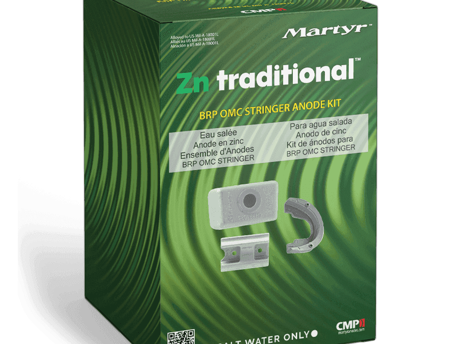 Bombardier Stringer Anodes Kit Zinc | Martyr CMSTRGERKITZ - MacombMarineParts.com