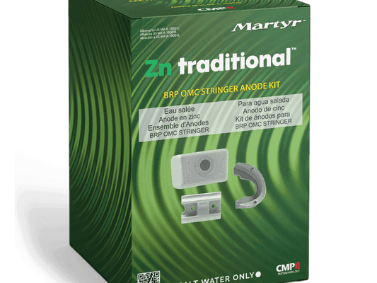 Bombardier Stringer Anodes Kit Zinc | Martyr CMSTRGERKITZ - MacombMarineParts.com
