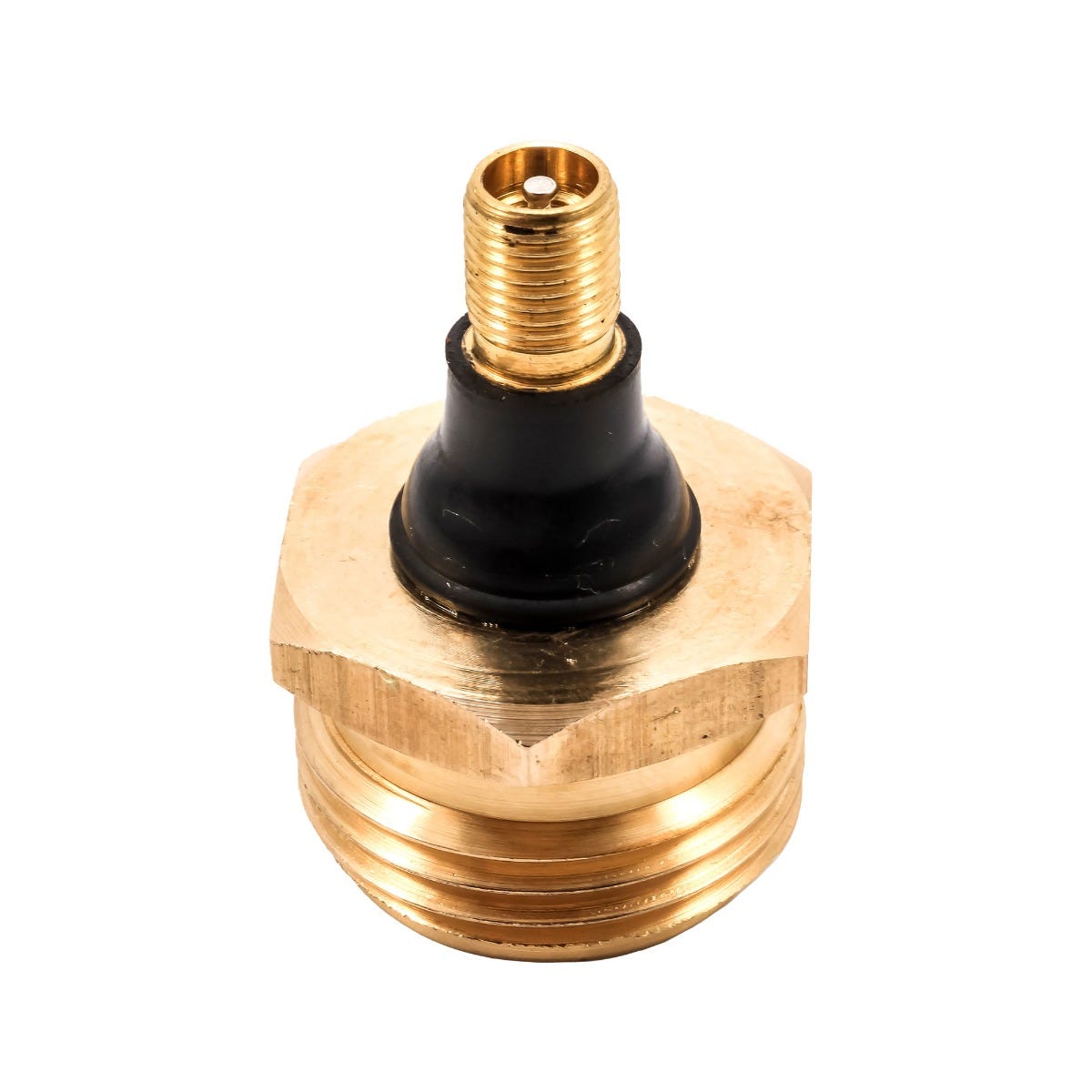 Brass Blow Out Plug with Schrader Valve | CAMCO-36153-MacombMarineParts.com