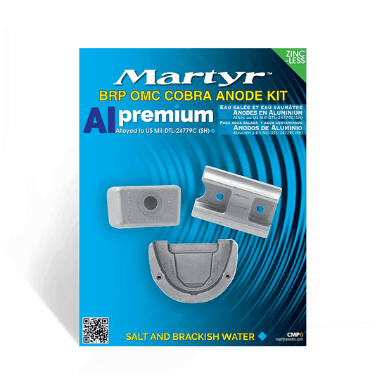 BRP OMC Cobra Anodes Kit M | Martyr CMCOBRAKITM - MacombMarineParts.com