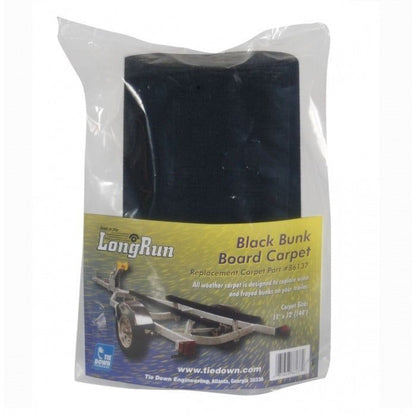 Bunk Board Carpet - 11" x 12', Black | Tie Down Engineering 86137 - MacombMarineParts.com
