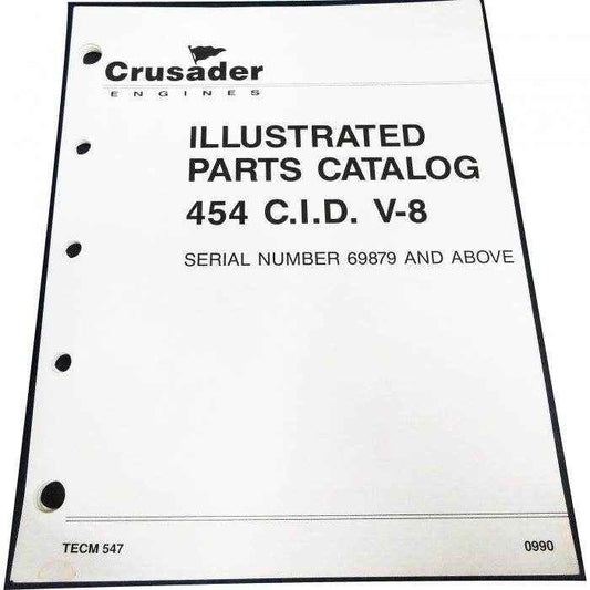 C454 Parts Manual | Crusader Tecm547 - MacombMarineParts.com