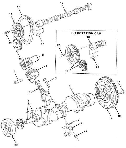 Camshaft Lh 305/350 | Crusader 7231340