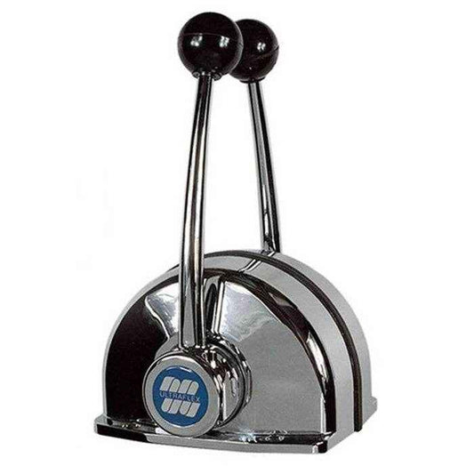 Chrome Dual Control | UFLEX B - 104 - MacombMarineParts.com