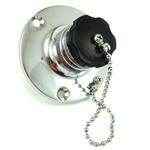 Chrome Plated Water Inlet | Whitecap Industries P - 2455 - MacombMarineParts.com