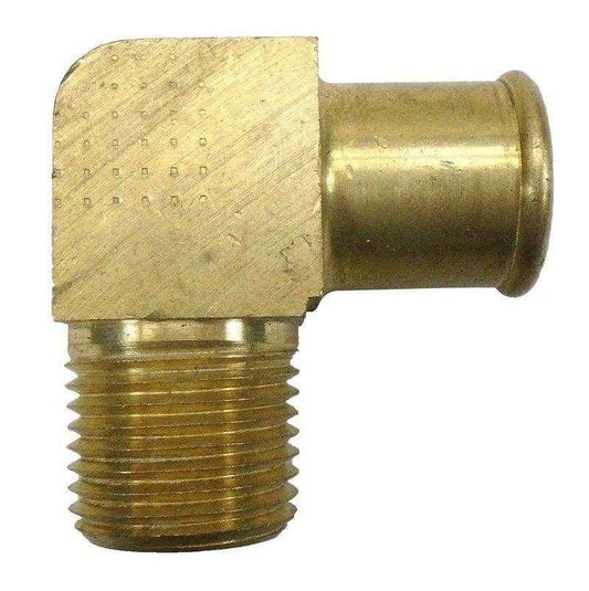 Chrysler 90 Degree Brass Fitting 0007941E - MacombMarineParts.com