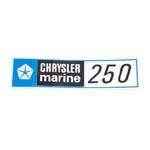 Chrysler Decal 250 2847670 - MacombMarineParts.com