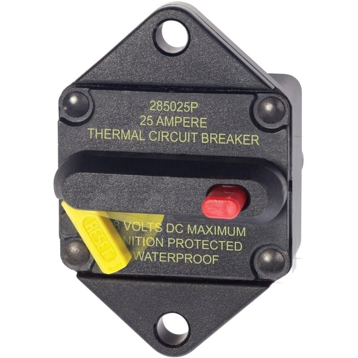 Circuit Breaker 285 - Series - Panel Mount 25A | Blue Sea 7080 - MacombMarineParts.com
