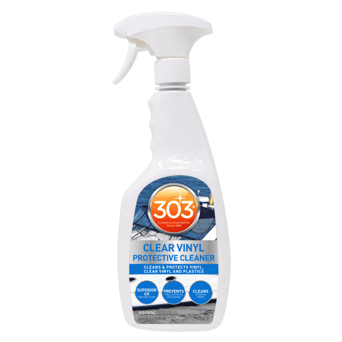 Clear Vinyl Protective Cleaner - 32 oz | 303 - 30215 - MacombMarineParts.com