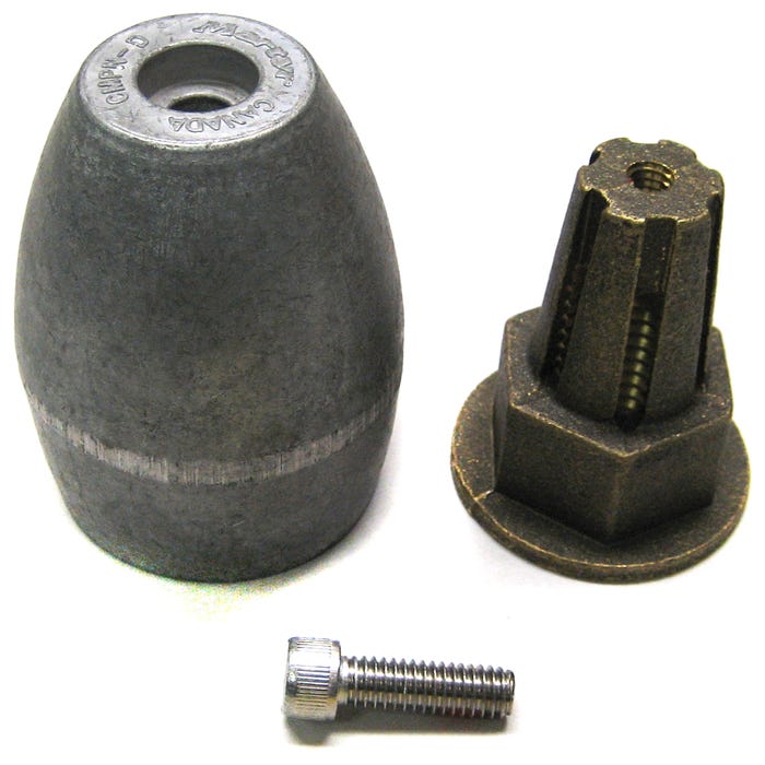 Complete Prop Nut Anode Assembly | Martyr CMPNDMC09 - MacombMarineParts.com