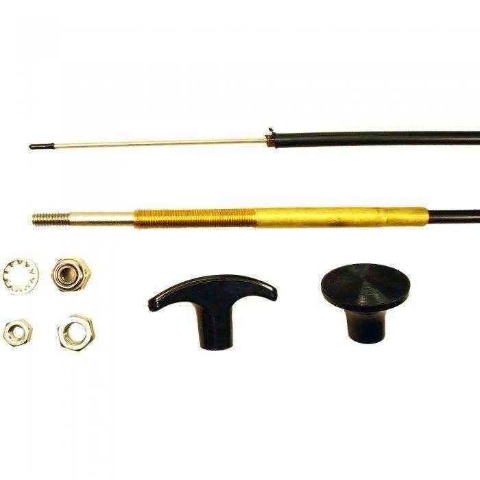 Control Cable Knob Style Push-Pull Utility 10 Ft. | SeaStar CC3431 - MacombMarineParts.com