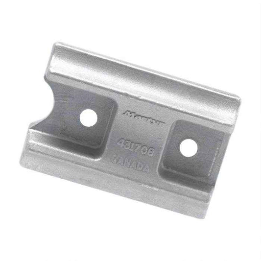 Aluminum Curved Block Anode Aluminum | Martyr CM431708A - MacombMarineParts.com