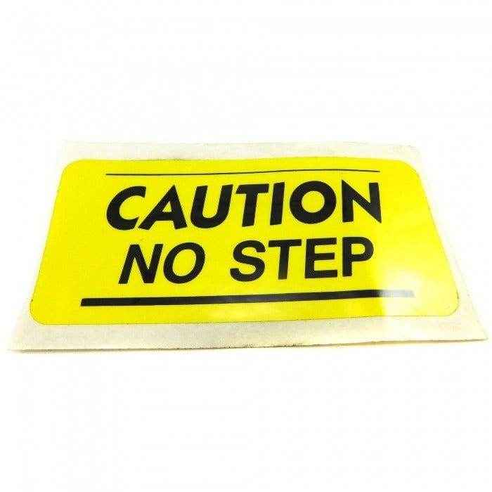 Decal Caution No - Step | Crusader 22847 - MacombMarineParts.com