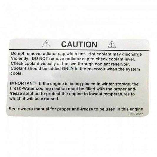 Decal Heat Exchanger | Crusader 23657 - MacombMarineParts.com