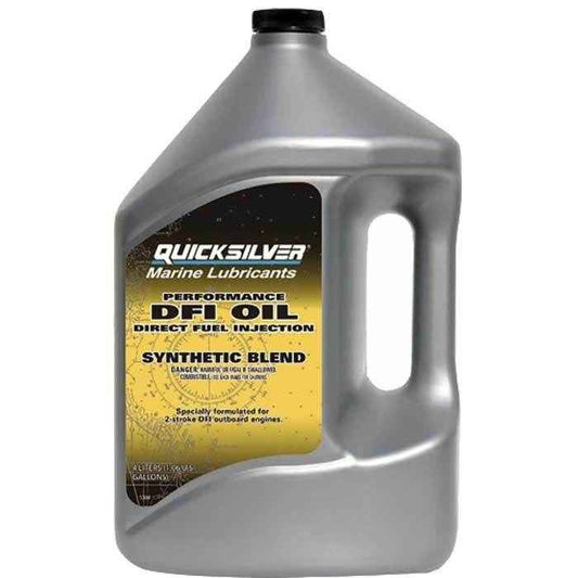 Direct Injection Synthetic Blend Oil 2-Stroke Gallon | Quicksilver 92-858037Q01 - MacombMarineParts.com