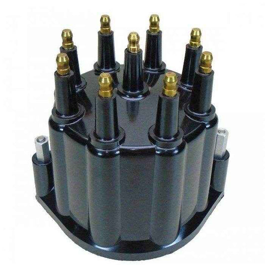 Distributor Cap Marine Billet Black Male | Pertronix D651710 - MacombMarineParts.com