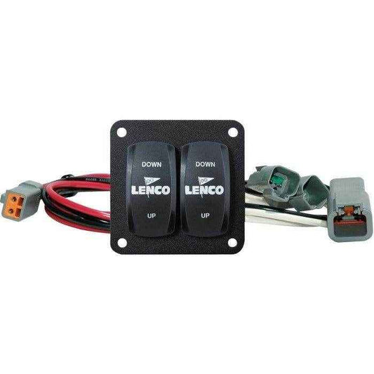 Double Rocker Trim Tab Switch Kit | Lenco Marine 10222-211D - MacombMarineParts.com