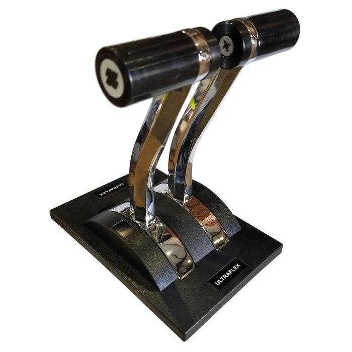 Dual Raked Lever Top Mount Control - Shift Only | Uflex USA B46S - MacombMarineParts.com
