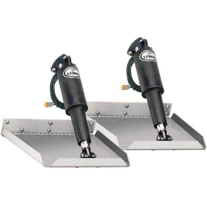 Edge Mount Trim Tab Kit without Switch - 12 inch x 12 inch | Lenco Marine 15016-101 - MacombMarineParts.com