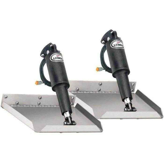 Edge Mount Trim Tab Kit without Switch - 12 inch x 12 inch | Lenco Marine 15016-101 - MacombMarineParts.com