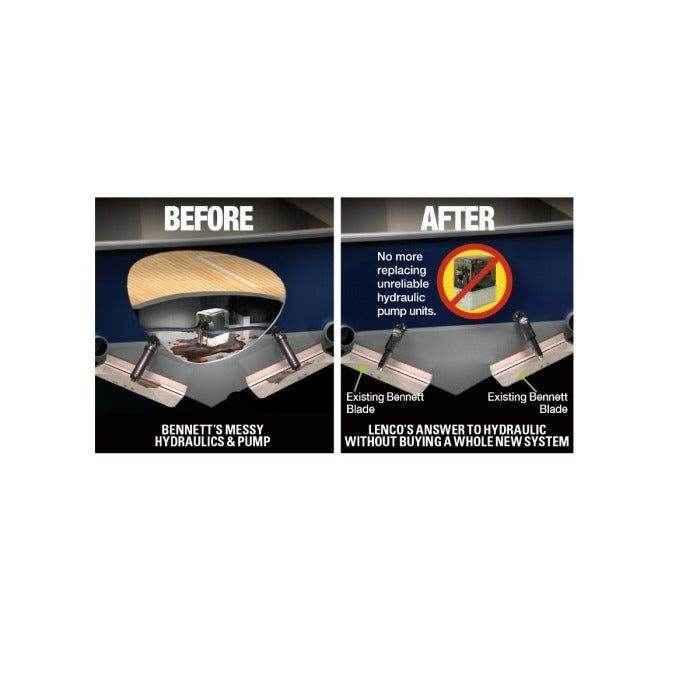 Electric Bennett to Lenco Retrofit Kit - 12 Volt | Lenco Marine 15064 - 001 - MacombMarineParts.com