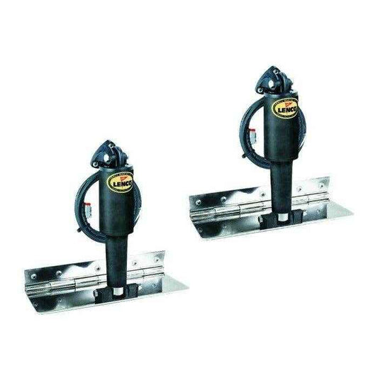 Electro-Polished Limited Space Trim Tab Kit - 4 inch x 12 inch | Lenco Marine 15088-101 - MacombMarineParts.com