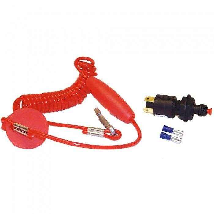 Emergency Engine Cut - Off Switch w/ Coiled Lanyard | Sierra MP40970 - 1 - MacombMarineParts.com