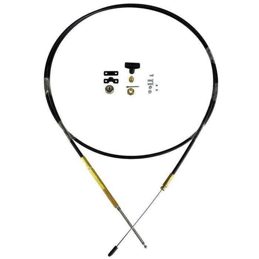 Engine Stop T-Handle Fuel Shut-Off Control Cable - 10 ft. | UFLEX USA B14X10 - MacombMarineParts.com