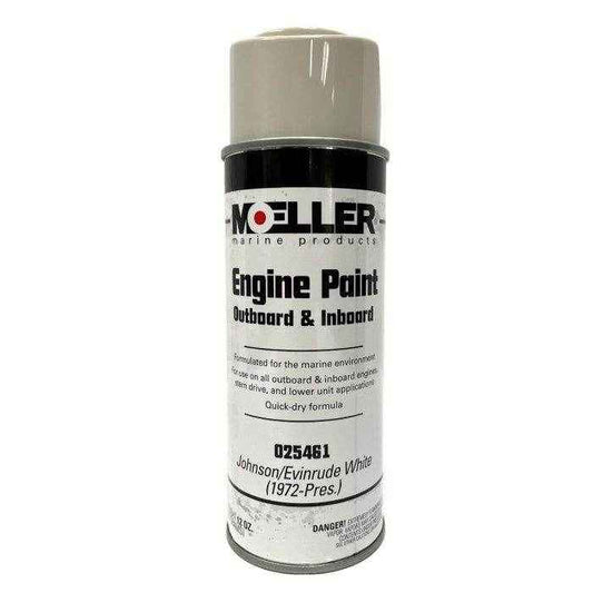 Evinrude White Paint - 12 oz. | Moeller Marine Products 025461 - MacombMarineParts.com