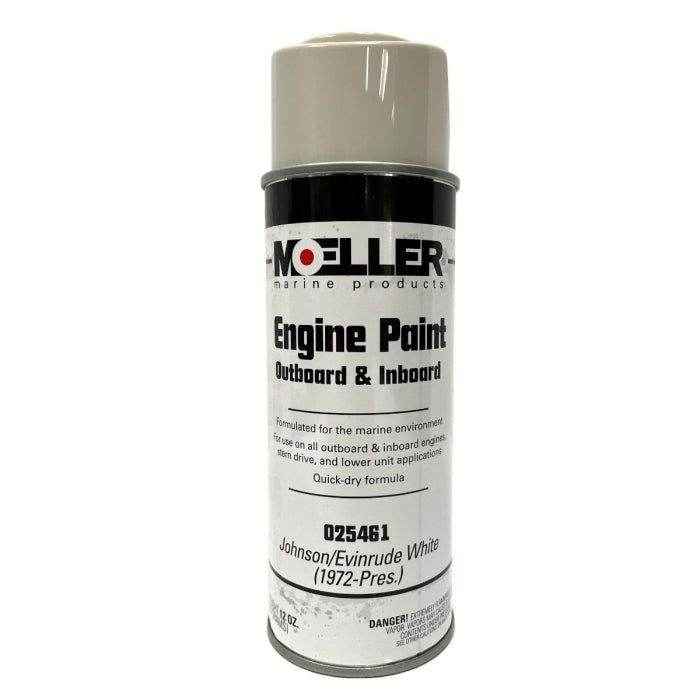 Evinrude White Paint - 12 oz. | Moeller Marine Products 025461 - MacombMarineParts.com