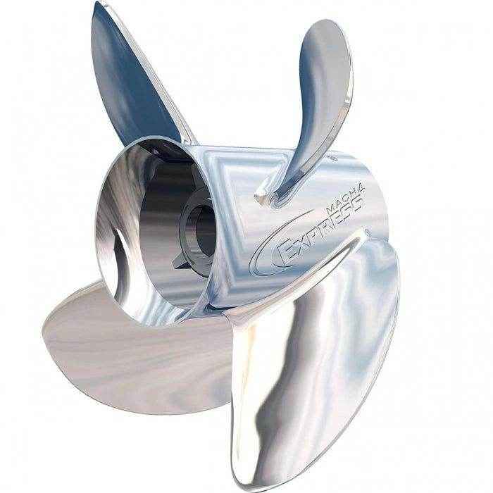 Express 4 Blade SS Propeller - 14 x 21P LH | Turning Point 31502141 - MacombMarineParts.com