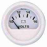 Faria Marine Instruments 10 - 16 Voltmeter Gauge 13120 - MacombMarineParts.com