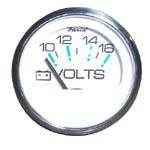 Faria Marine Instruments 10-16 Voltmeter Gauge 13805 - MacombMarineParts.com