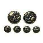 Faria Marine Instruments Chesapeake Ss Black Inboard Gauge Set - MacombMarineParts.com