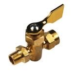 Fuel Shut Off Valve 1/4" MNPT x 1/4" FNPT | Whitecap Industries P-5520 - MacombMarineParts.com