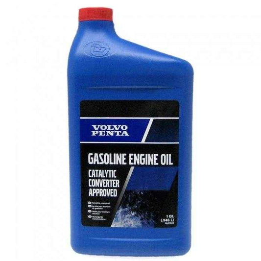 Gasoline Engine Oil Quart 10W - 30 | Volvo 3847302 - MacombMarineParts.com