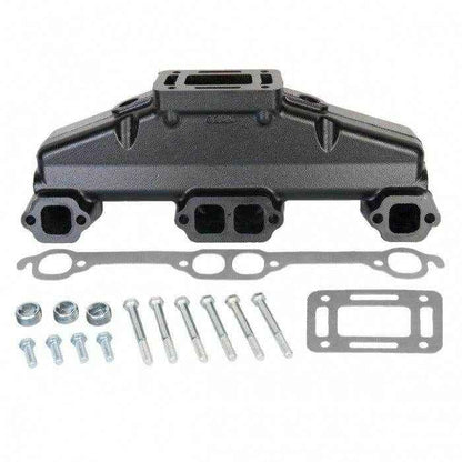 GM Small Block Center Rise Exhaust Marine Manifold - V-8 | SIERRA 18-1997-1 - MacombMarineParts.com