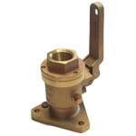 Groco Flanged Ball - Type Seacock - 1" Bv - 1000 - MacombMarineParts.com