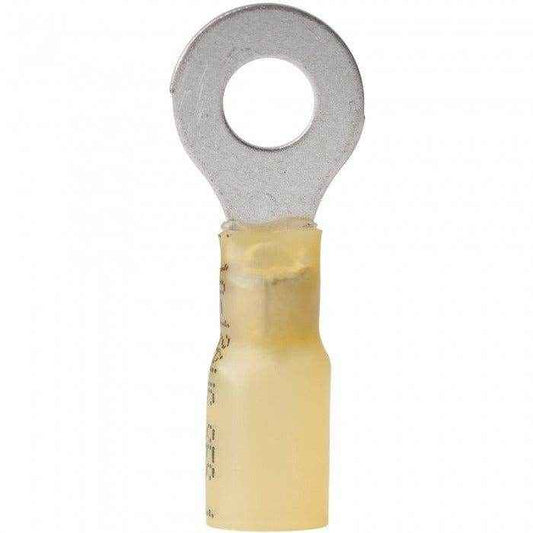 Heat Shrink Ring Terminal 1/4 in. 12 - 10 AWG 25 - Pack | Ancor 312425 - MacombMarineParts.com