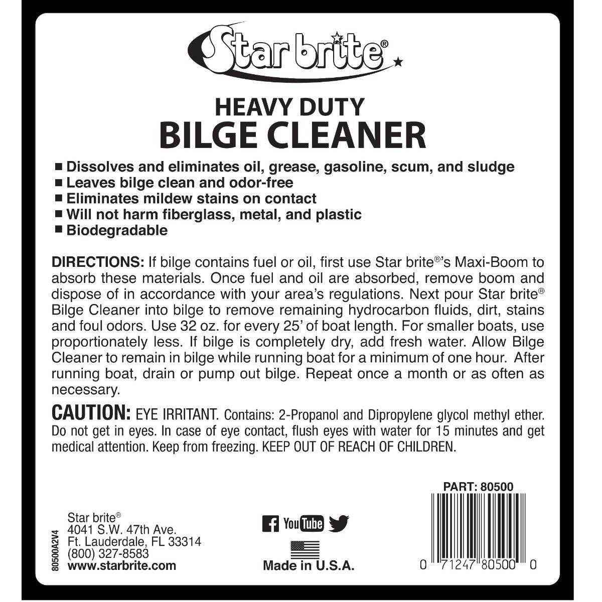 Heavy Duty Bilge Cleaner - 1 Gallon | Star Brite 080500N - MacombMarineParts.com